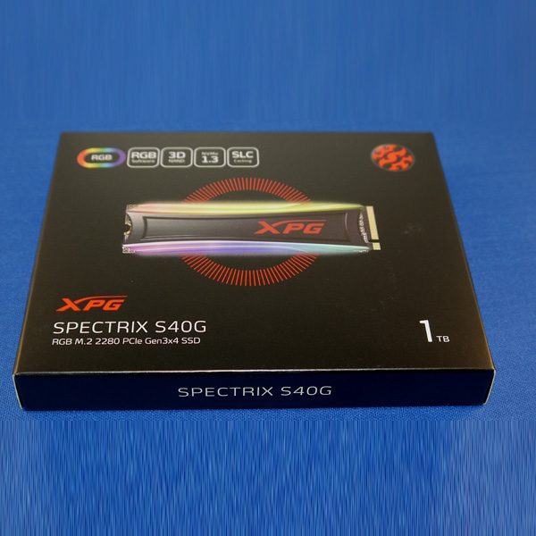 XPG SPECTRIX S40G RGB PCIe Gen3x4 M.2 2280 2TB Solid State Drive Storage